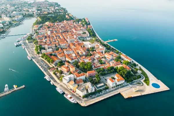 Vista de Zadar, Croacia
