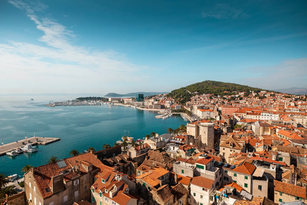 Vista de Split, Croacia